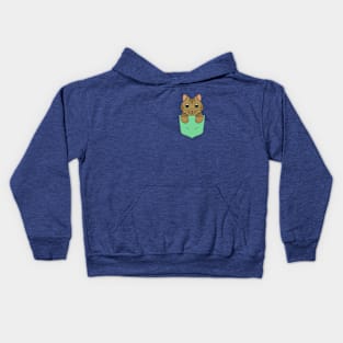 Kitty in the Pocket Kids Hoodie